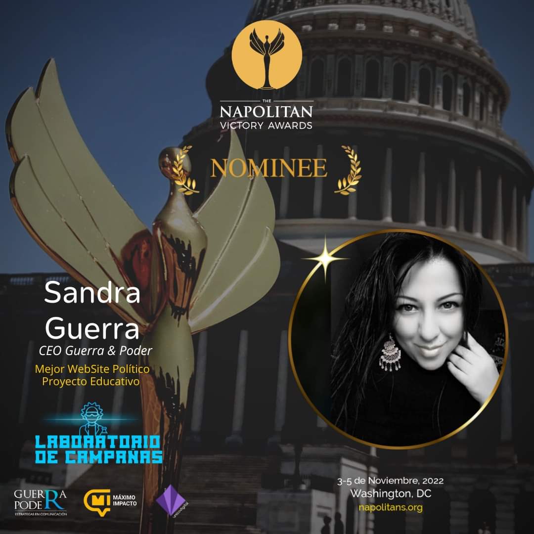 Muchas Felicidades Sandra Guerra &amp; Nury Gomez  por ésta nominación a los <a href="/theWAPAS/">Former WAPAS Account</a> con su <a href="/labocompol/">Laboratorio de Campañas Políticas 👩‍🔬👨‍🔬</a> como mejor website político proyecto educativo 🏆✨👏👏👏
<a href="/GuerraSandra_/">Sandra Guerra</a>
<a href="/nuevagemela/">Nury Astrid Gomez</a> <a href="/GuerraSandra_/">Sandra Guerra</a>
<a href="/MaximoImpacto/">Con Máximo Impacto</a>
#labocompol #napolitanvictory #compol