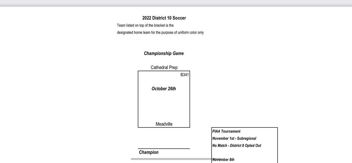 ETNreisenweber's tweet photo. D-10 boys soccer brackets! https://t.co/9hbDav7kgw