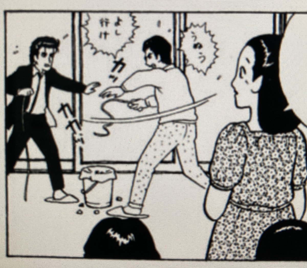 美味しんぼの好きコマ 「食卓の広がり」で真山さん（ハンバーグとカツ