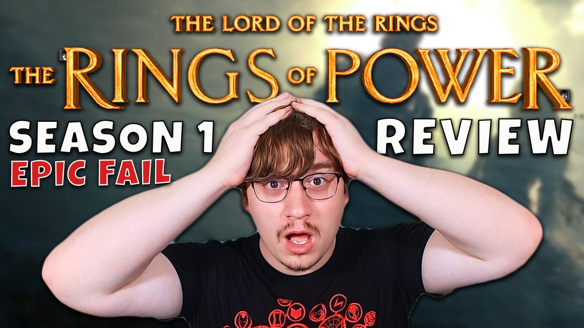 JevvyReacts01's tweet photo. Link: https://t.co/KzieN56hey

Buckle up, spoiler alert!! Take a seat and join me in my review of The Lord of the Rings: The Rings of Power Season 1.  #LOTR  #RingsofPower #Sauron #amazonprime #EpicFail #viral https://t.co/YTzibpaqGu