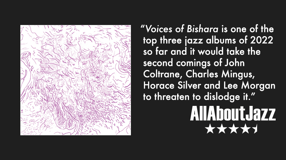''Voices of Bishara' is one of the top three jazz albums of 2022 so far and it would take the second comings of John Coltrane, Charles Mingus, Horace Silver and Lee Morgan to threaten to dislodge it.' —@AllAboutJazz on @TomSkinner__'s new album, out Nov. 4 allaboutjazz.com/voices-of-bish…