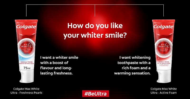 Which Max White Ultra toothpaste would you pick? #BeUltra