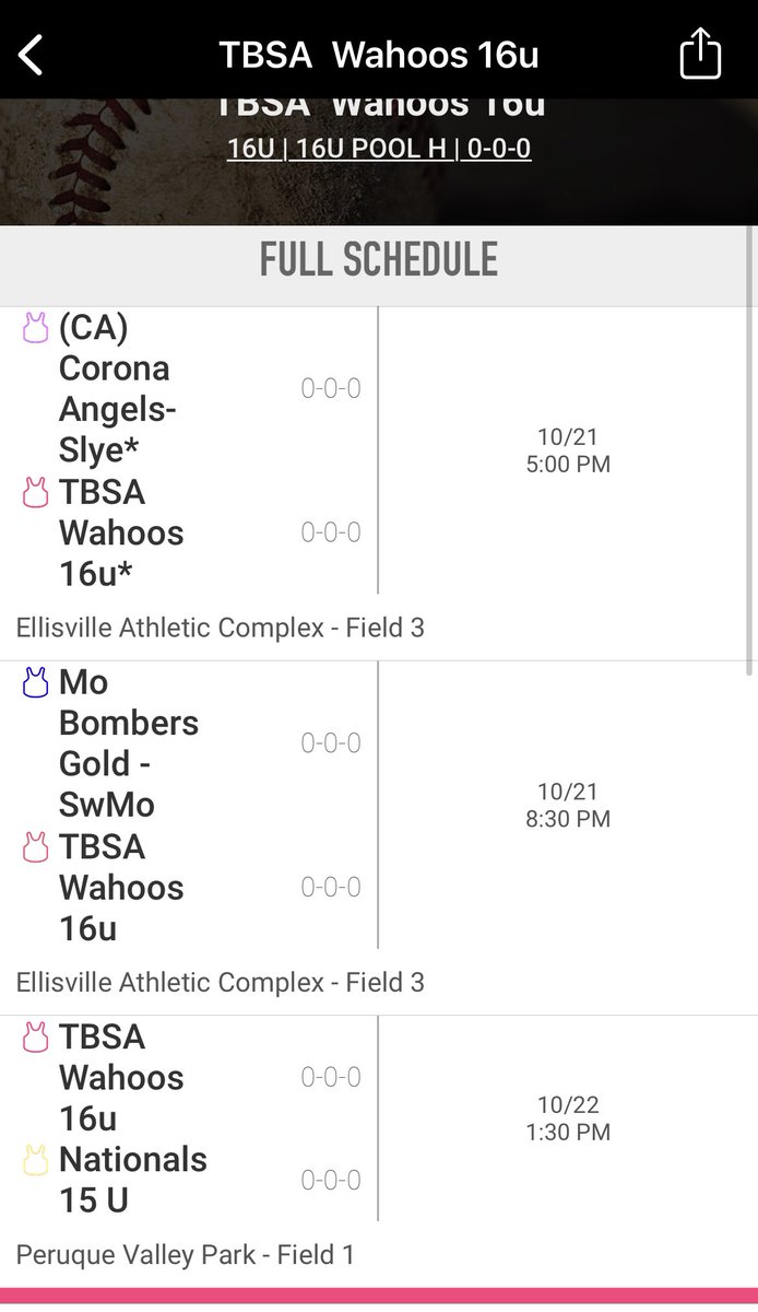 TbsaWahoos07's tweet photo. Game day!! #Tbsawahoos16u💙❤️ #Mightyarethewomen🥎💪🏻 #competeagainstthebest #Team1fastpitch https://t.co/B35AI7ghyb