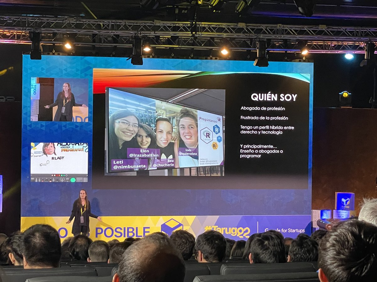 Con <a href="/IrazabalElen/">Elen</a> en la #tarugo22