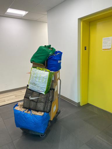 Packed and ready to deliver safer sex supplies and personal protective gears. The brown paper bags you see here are packed by all the volunteers who attended our monthly condom packing party!