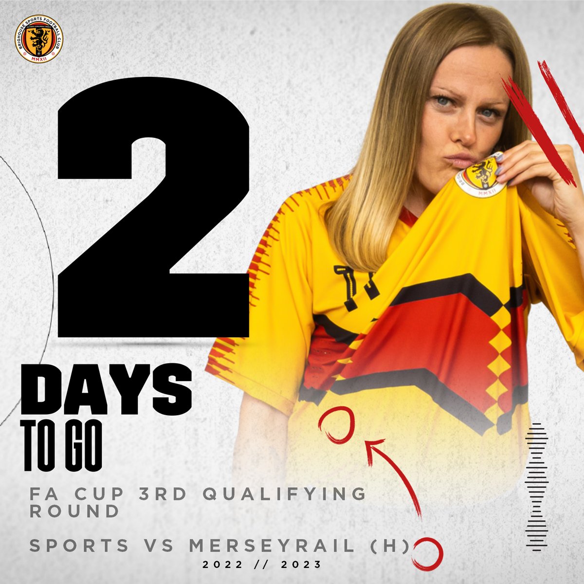 It's just around the corner!! ⚽ 🏆 🇩🇪 #BSFC #UpTheSports #Brighouse #WomensFootball #WomensFACup #OneTownOneCommunity