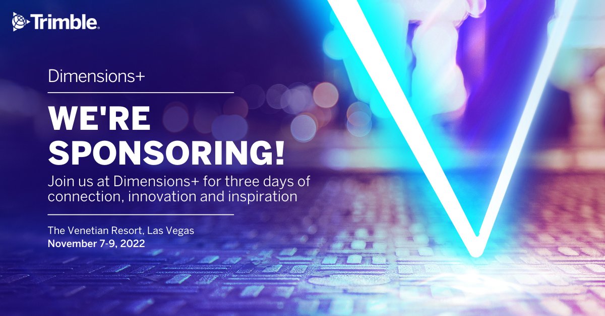 Manufacton's tweet photo. The @TrimbleCorpNews Inc. Dimensions Conference is just a couple of weeks away. Are you attending? If so, stop by Booth #37 for some #Manufacton swag and other fun prizes &amp; giveaways! #Trimble #Conference #OffsiteConstruction https://t.co/KvBRHoTrIl