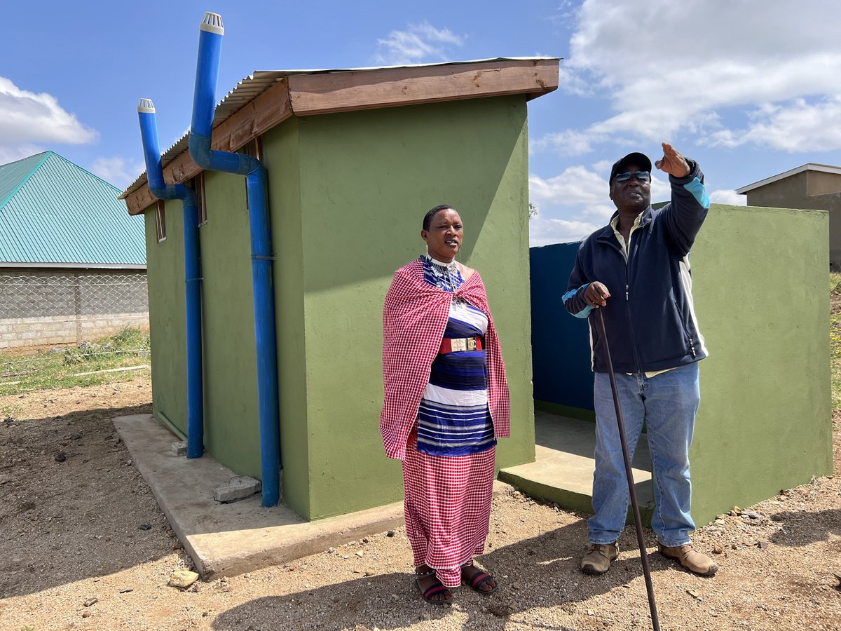 GPFDev's tweet photo. The Arkaria Community Center in #Tanzania was created to be one of the main ways community members in this area can learn the language they need to make their voices heard at a government level. After the Center was built, #GPFD added latrines to serve its visitors.
#CommunityLed https://t.co/WWFuN9h6Qn