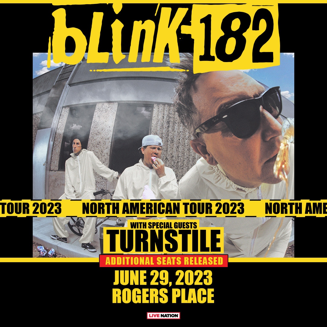 🚨 TICKET UPDATE!! 🚨 Due to demand, additional seats have been released for our @blink182 show on June 29 at #RogersPlace! Tickets are on sale NOW!! 🎫: RogersPlace.com/blink182