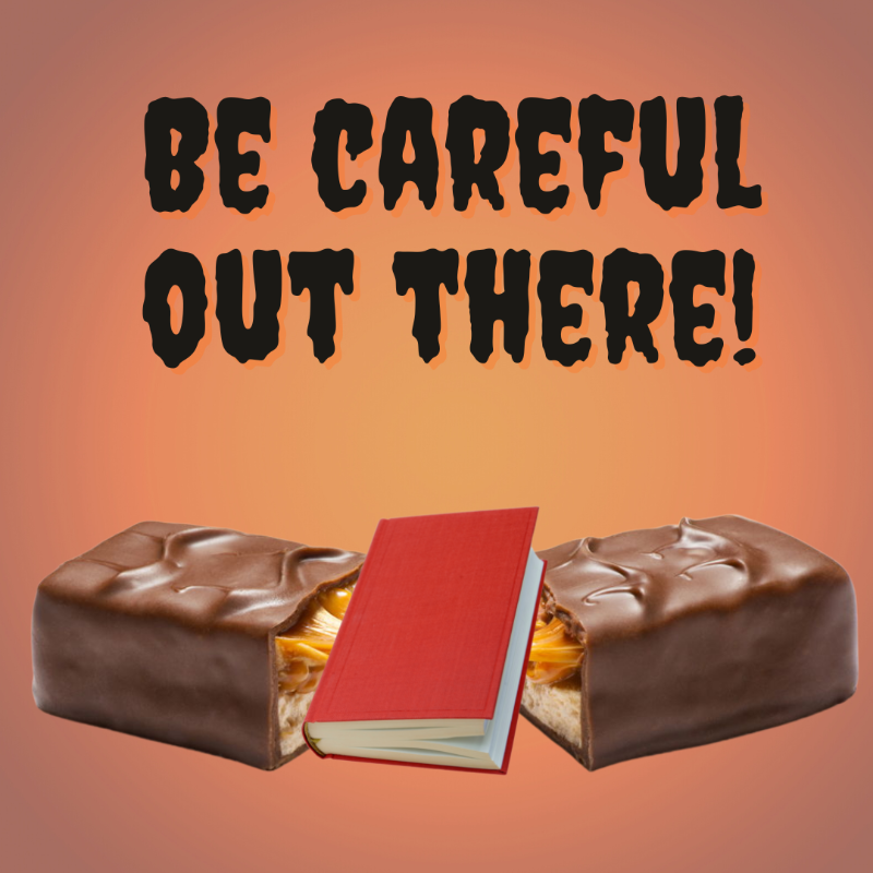 knglibrary_ny's tweet photo. Be careful this Halloween!

People are finding books in their children's candy and now they enjoy reading, learning, and flights of imagination.

Unbelievable.

#Halloween #DangerousCandy #Unbelievable https://t.co/yz8wQ7Mamy
