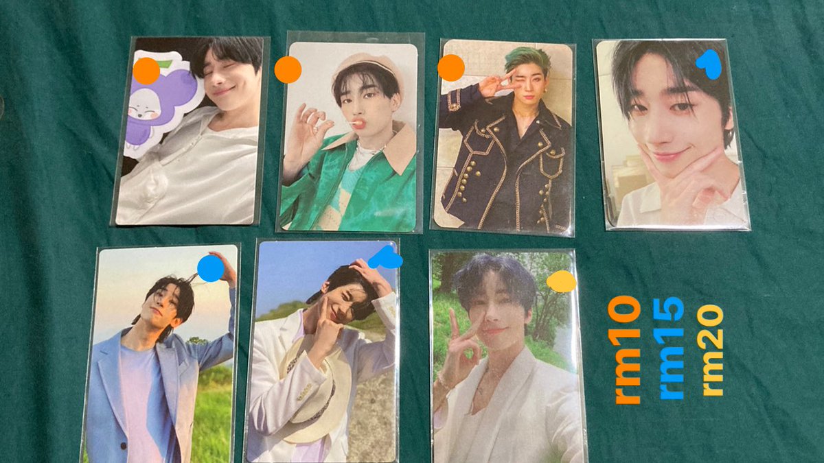tokkipalette's tweet photo. WTS VICTON PHOTOCARDS 🇲🇾

Prices as indicated. 
Prices are negotiable. 
Pls DM if interested 

빅톤 영도 #PasarVICTON @PasarVICTON 

[thread] https://t.co/QpKqA197NN
