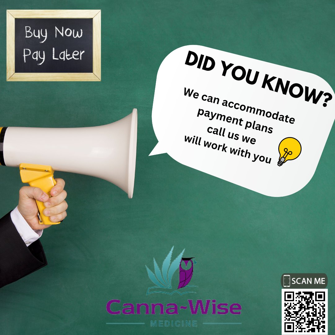 canna_wise's tweet photo. Friendly Friday Reminders! We offer many discounts/payment plans and price match here at Canna~Wise! If you have any questions or concerns give us a call or come down to the office and we will be able to help you!

 #cannawise #discounts #paymentplans #helpingothers #pricematch https://t.co/wyVa90wp09