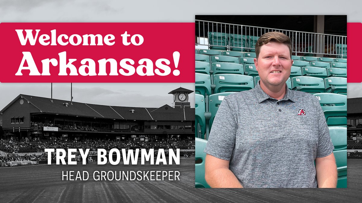 Welcome to The Rock, Trey! We are proud to announce the recent expansion of the Grounds and Stadium Operations staff. Full Article: milb.com/arkansas/news/…