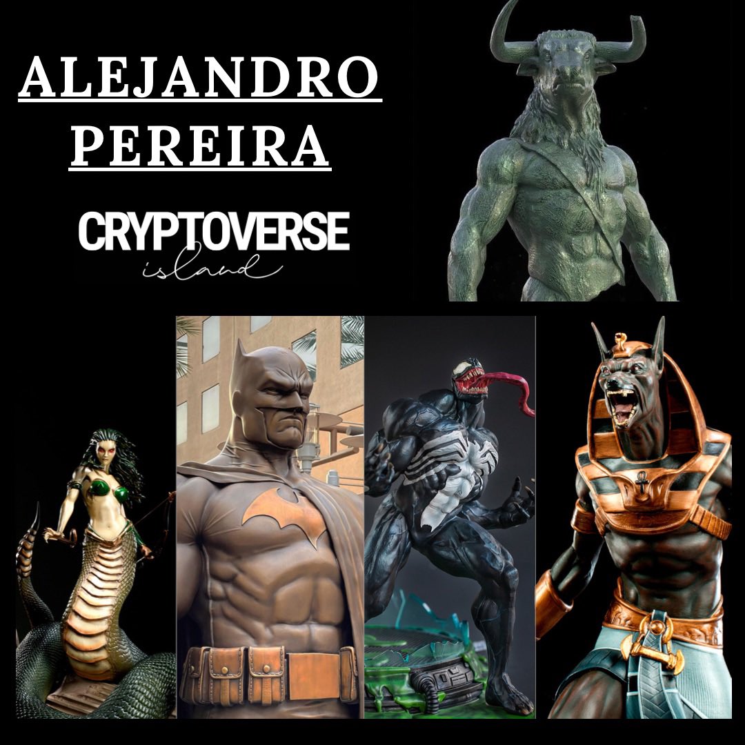 cryptoverseisla's tweet photo. ARTIST CONFIRMED 

Alejandro Pereira 
@APereiraStudio 

More than 15 years of experience working in the Animation and Collectible Industry.
Now into NFT, he worked for various animation companies as Lead Character Artist, making several animation shorts with Goya nominations. https://t.co/XUuG305QTW