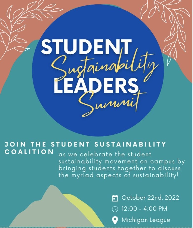 GrahamInstitute's tweet photo. REMINDER: Tomorrow from 12PM-4PM is the Student Sustainability Coalition's Student Sustainability Leaders Summit. 

Sign up here: https://t.co/S1bDhgucFG

@umichSSC 
#UMich #GoBlue #GrahamInstitute #Sustainability https://t.co/smlDWbihmk