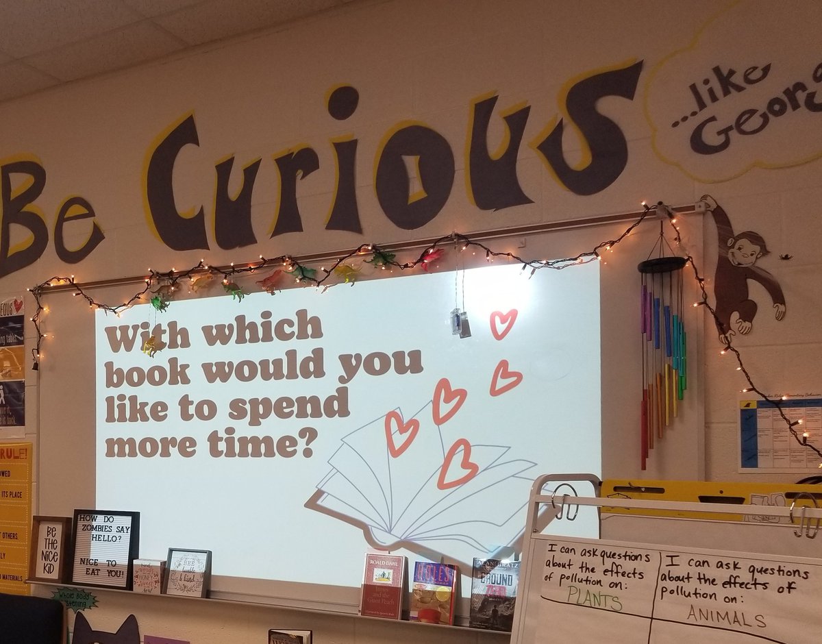 mrsbrandyhudson's tweet photo. Getting @KrystiVeal's 5th graders ready to commit to a book for the #BookProm she and @WesleyTabatha are planning! 💕 https://t.co/kpRT72U2Tz