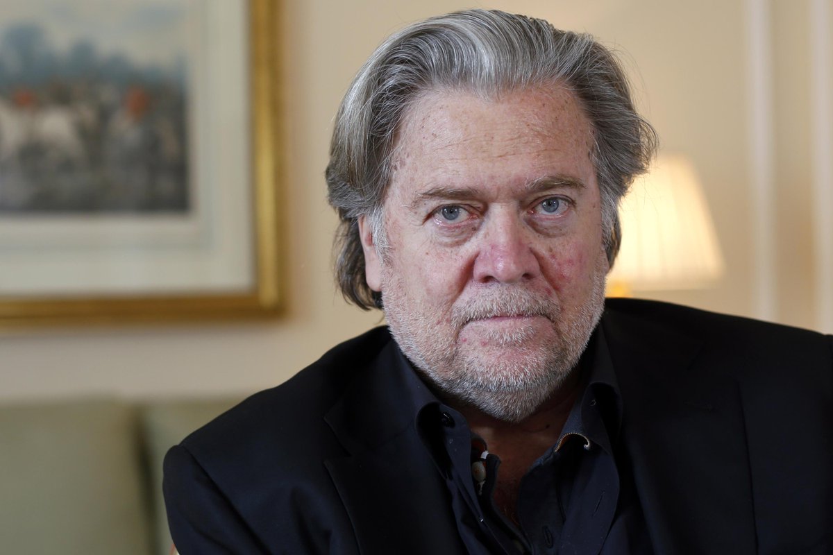 The scales of justice hit Steve Bannon right in the face today. The other ones hit him a while back.