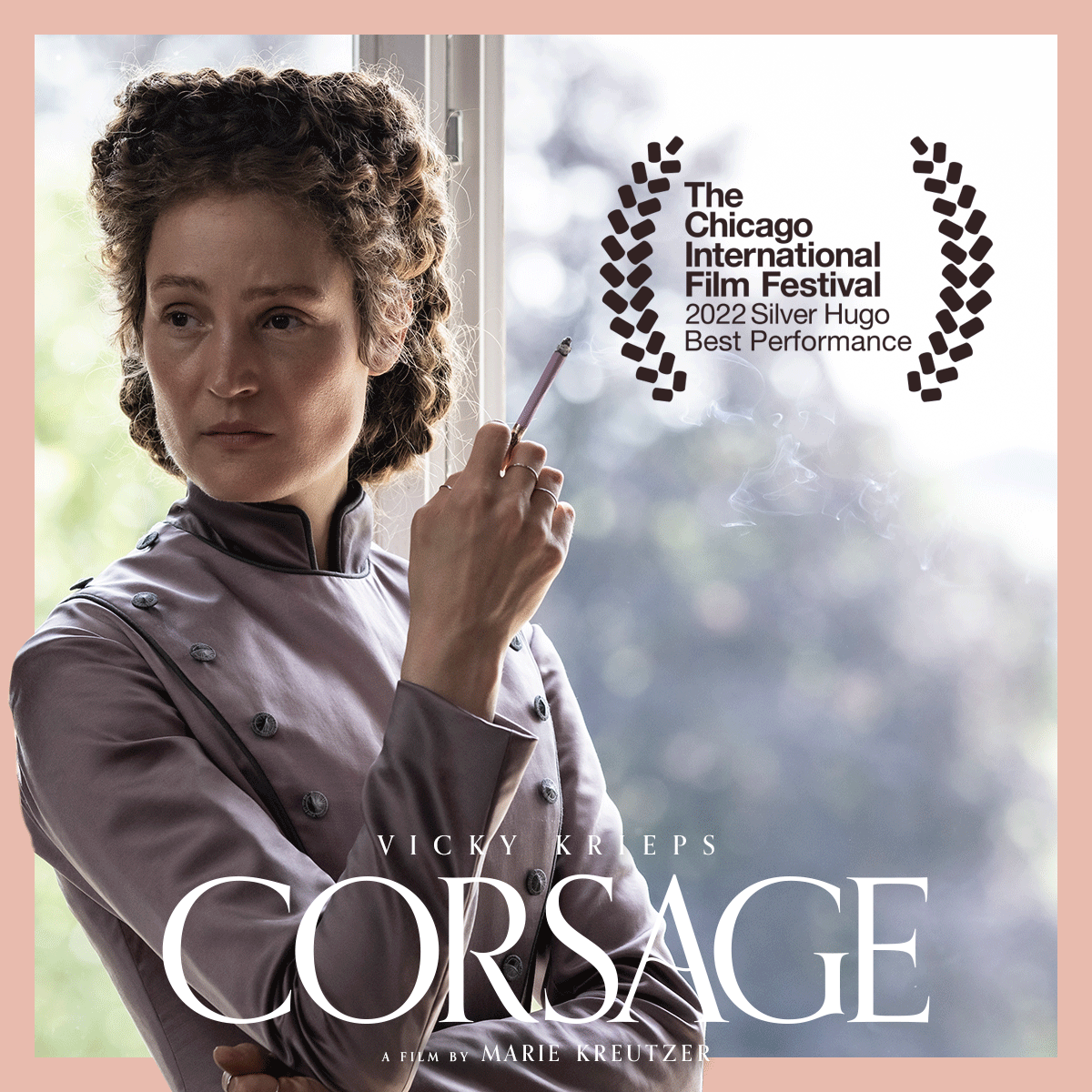 #Corsage star #VickyKrieps wins the Best Performance award at #ChiFilmFest !