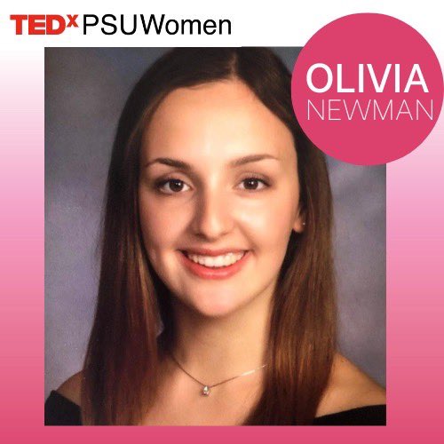 We are FEARLESS. ❌ We are excited to announce our next speaker for TEDxPSUWomen, Olivia Newman! 

Olivia is a Junior studying Industrial Engineering this year at Penn State. She is involved with many organizations on campus. Read more here! instagram.com/p/Cj-0-VRO15z/…