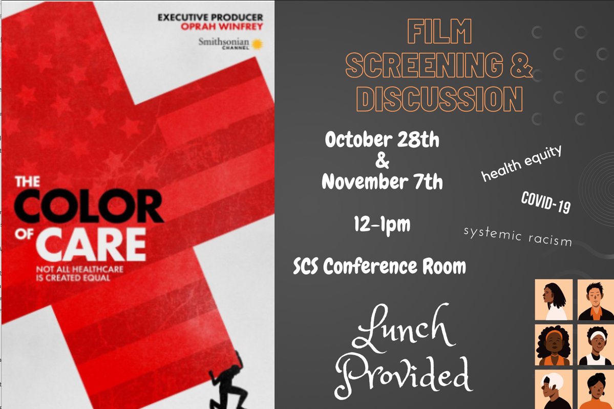 BeaumontFMGP's tweet photo. We are excited to host a discussion with our residents, faculty, and staff by showing "The Color of Care" through two lunchtime discussions. Thank you to OUWB for providing us with this opportunity to build community, challenge our biases, and take better care of our patients. https://t.co/QAeasOWRHV