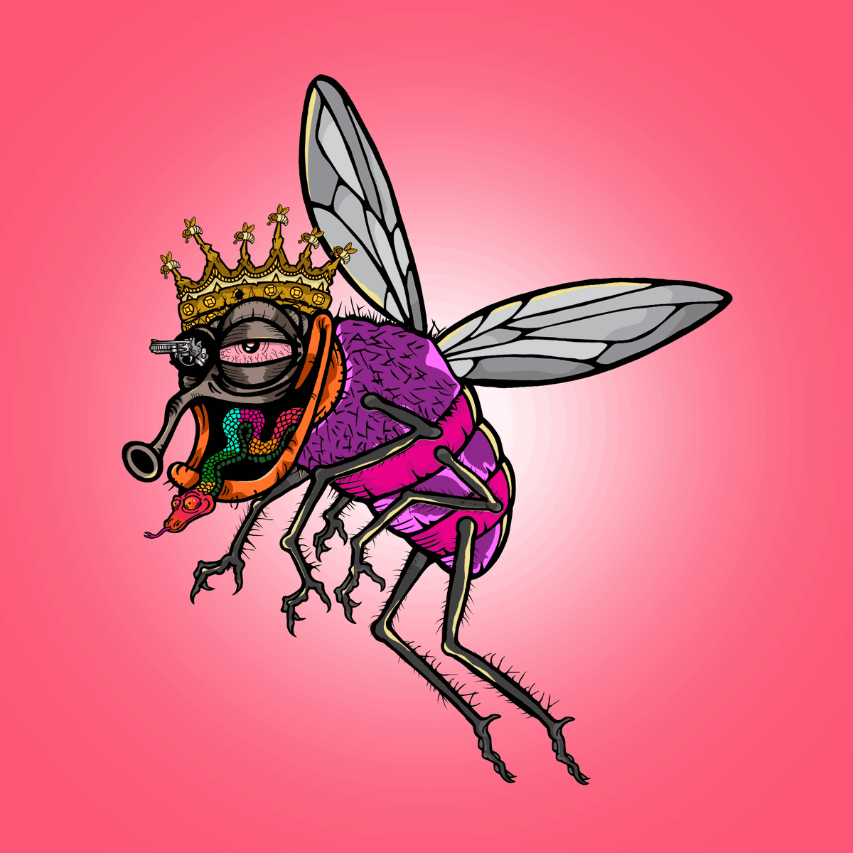 fikinft's tweet photo. Minted some #MutantFunkyFly NFTs last night and one had a rare Banana Hat Club trait!
Thank you @funky_flies for dropping these two amazing gold crown #FunkyFly NFTs as a reward! https://t.co/AcwWVUk7MH