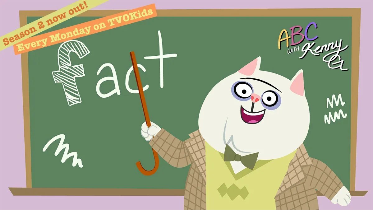 bigbadboo's tweet photo. 'ABC with Kenny G' is the jazziest #ABC show out there, and that's a FACT! Catch a NEW season 2 song every Monday at 9:55 am Eastern Time on  TVOkids 🐱 https://t.co/pY6LfqlJDO