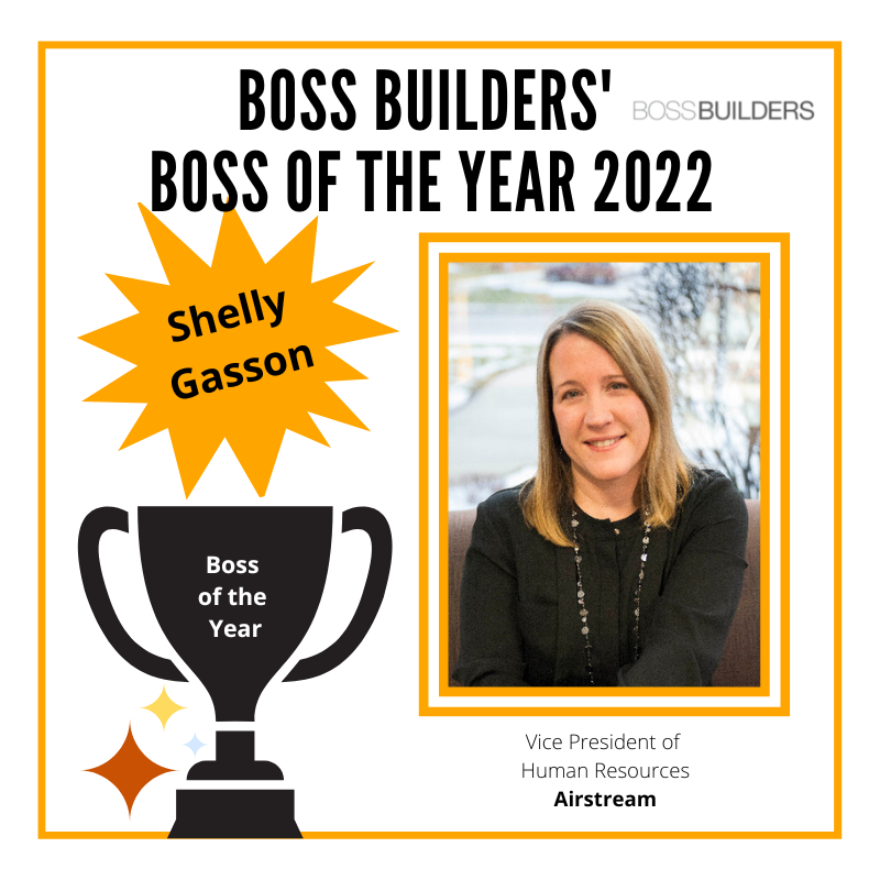 thebossbuilders's tweet photo. We're so excited to announce Boss Builders' Boss of the Year for 2022! We had 5 great candidates, but Shelly Gasson stood out among the rest ๐
Congrats to Shelly and her whole team at @Airstream_Inc ๐
#bossoftheyear #bossbuilders #HRtribe #HRmanagers #HRprofessionals https://t.co/p6tEnzmgPI