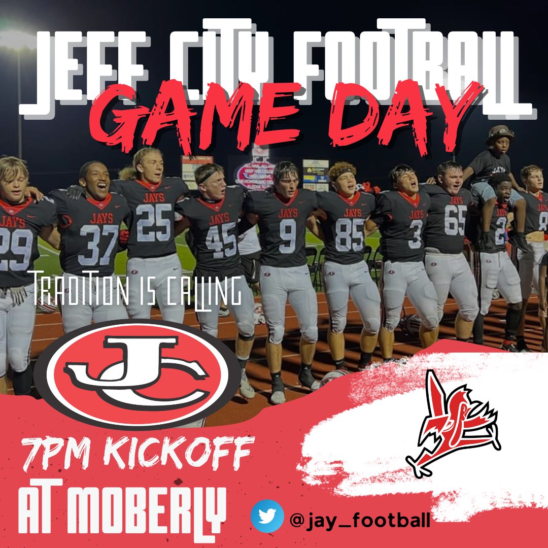 JayPrideFB's tweet photo. G A M E D A Y‼️
🆚 Moberly
⏰ 7:00PM
🏟 Moberly HS
#TraditionIsCalling https://t.co/DrDvn6U0yX