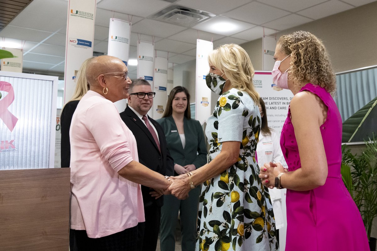 Together, @theNCI and @SylvesterCancer are working to transform cancer care and save lives. This research and dedication to patient care gives me hope that ending breast cancer as we know it is within our reach. #CancerMoonshot