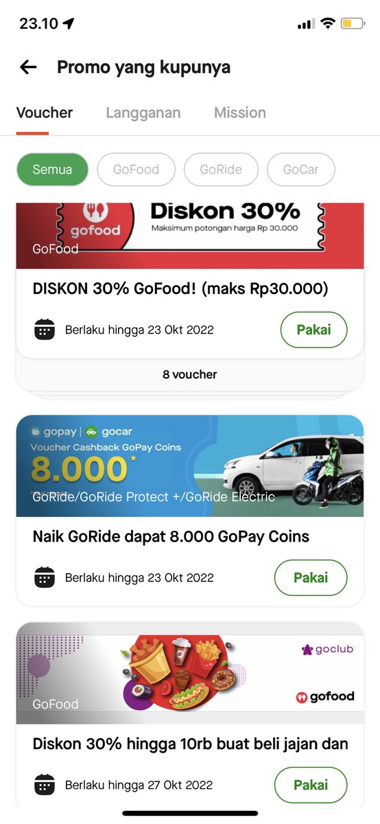 adrblkia's tweet photo. wts voucher gofood diskon 30% dan cashback goride jarang dipake masih ada beberapa voucher lagi

✔️gf+ 
❌combo voucher

zona uang zona jajan https://t.co/59uOjmNYQc