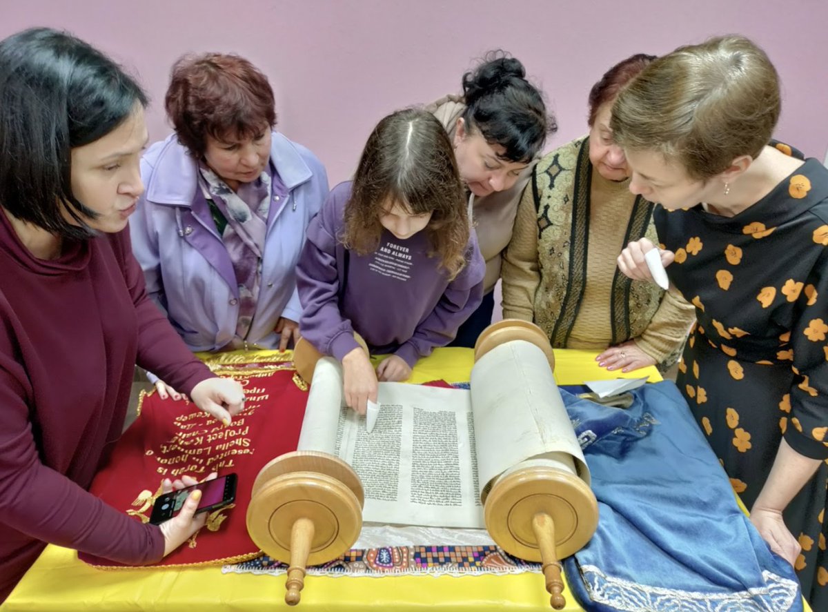 Simchat Torah celebrations were held in 6 cities across Ukraine with the support of Project Kesher Ukraine and with Torah scrolls donated as part of the Torah Return Project. Read more: bit.ly/pksimchattorah