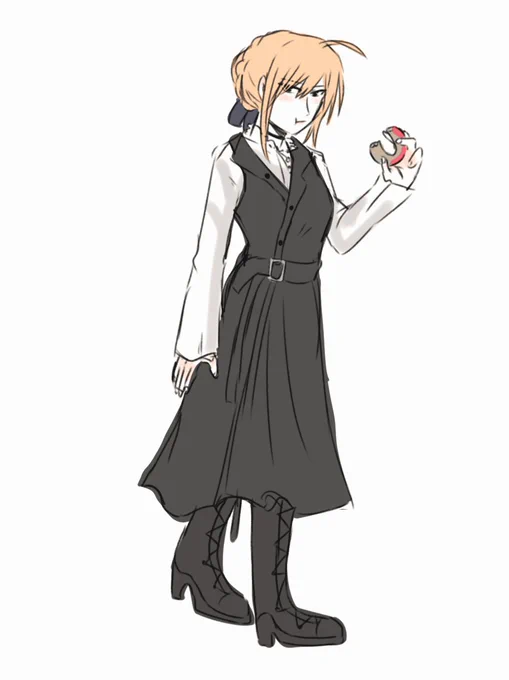 Saber but with some outfits I own #ArturiaPendragon #FGO 