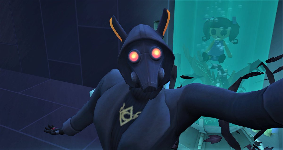 Lord_DudeBro's tweet photo. Llama Watcher: Hmmm...Okay I'm sure nothing bad going to happen "again" from a little bit of dark llama magic/science right...right...🤨 #TheSims4 #ShowUsYourSims #SimsMag #SimJammers #TheSims https://t.co/4ojXixeMio