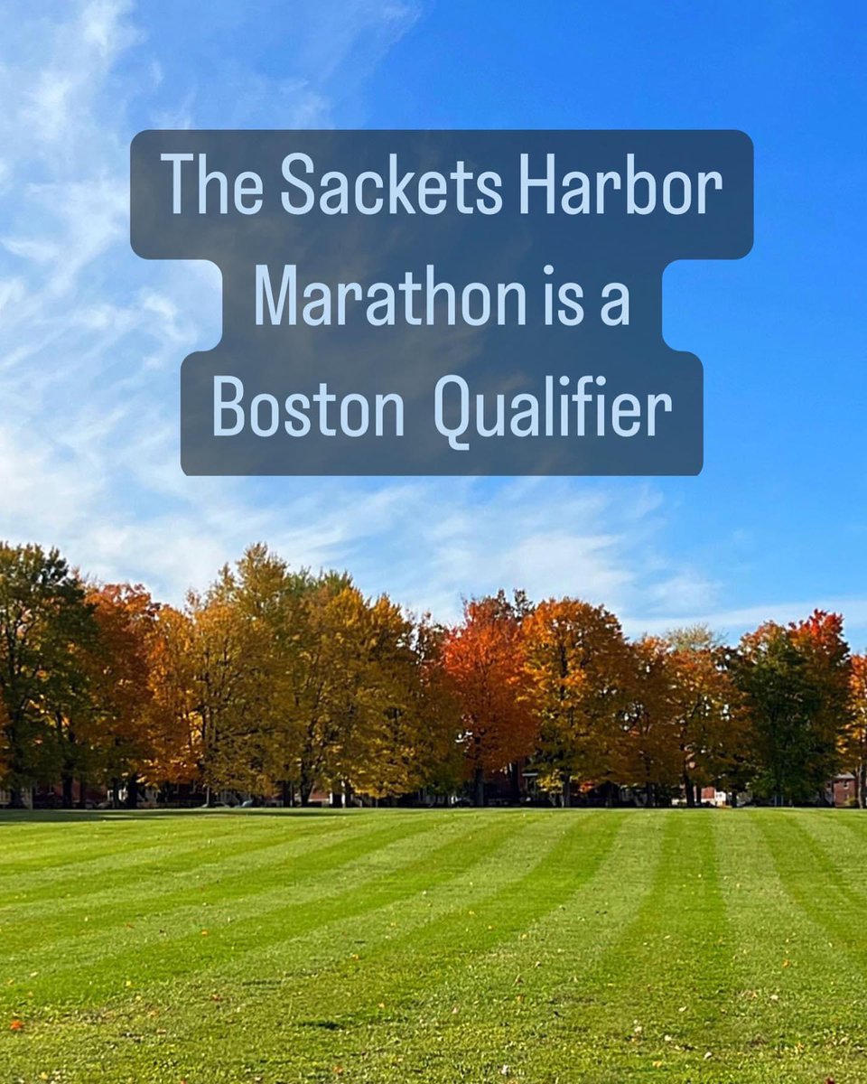 SacketsRaceMgmt's tweet photo. Did you know? The Sackets Harbor Marathon is a Boston Marathon Qualifier! Sign up today!
#sacketsharbor #iloveny #marathon #fallmarathon #halfmarathon #fallfoilage #runners #labordayweekend #longrun #bq #run #weekendgetaway ##bostonqualifierhopeful https://t.co/5W2K5XVrB0