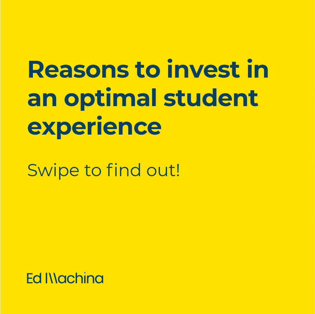 ed_machina's tweet photo. 🧐 What happens when your institution invests in better student experiences? 📈 ⬇️

#studentexperience #education #edtech #technology #artificialintelligence #students https://t.co/ldM2Ml4dk7