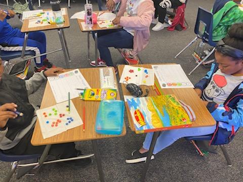 SchoolSnowden's tweet photo. Skittles Pictograph 
#3rdgradescholars https://t.co/tQG5rF1Xyc