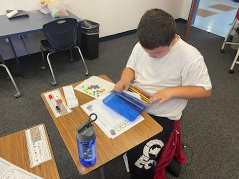 SchoolSnowden's tweet photo. Skittles Pictograph 
#3rdgradescholars https://t.co/tQG5rF1Xyc