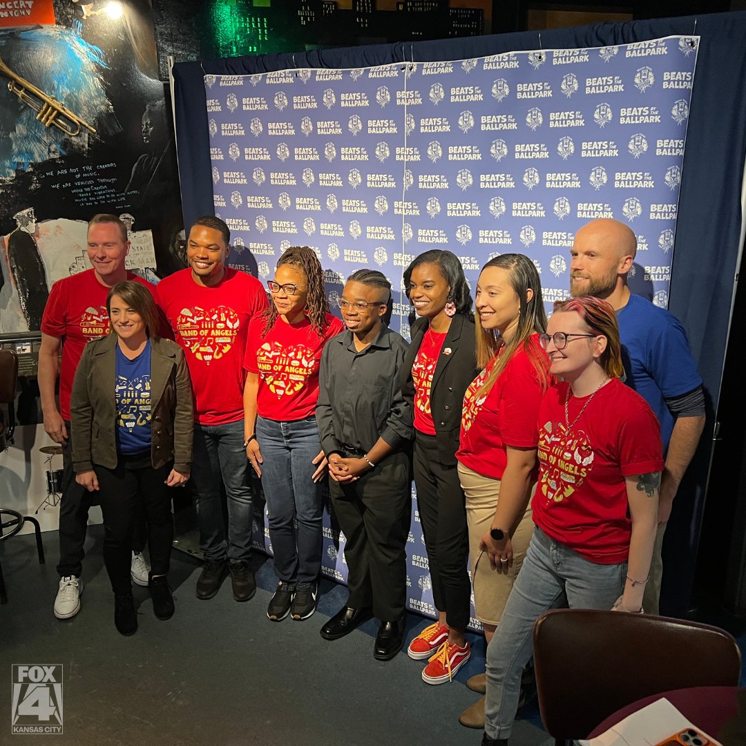 fox4kc's tweet photo. He came to a @BandofAngelsKC fundraiser thinking he was part of the band. He left with a big surprise! https://t.co/qt9DmTSCE0 https://t.co/SzVDsF7zi8