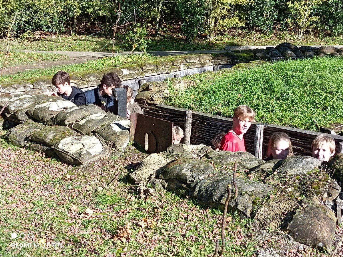 RCSixthForm's tweet photo. Day 2 Battlefields trip afternoon - Passchendaele museum, lochnagar crater and poetry reading at the Devonshire cemetery. @RendcombCollege @RendcombHM @JonnieHoworth https://t.co/tqKuQzi3lG