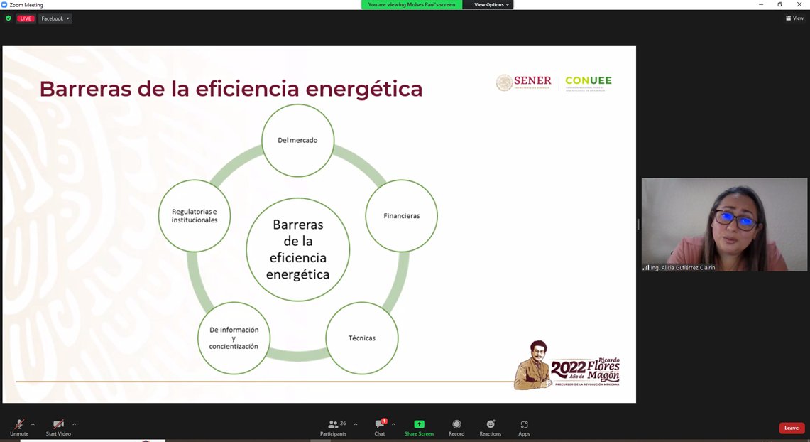 Cmunicipios1's tweet image. La Ing. @alicegc05, Subdirectora de Alumbrado Público de la @CONUEE_mx, participa en el webinar “Eficiencia energética para #municipios”, menciona la importancia y barreras de la #Eficienciaenergética