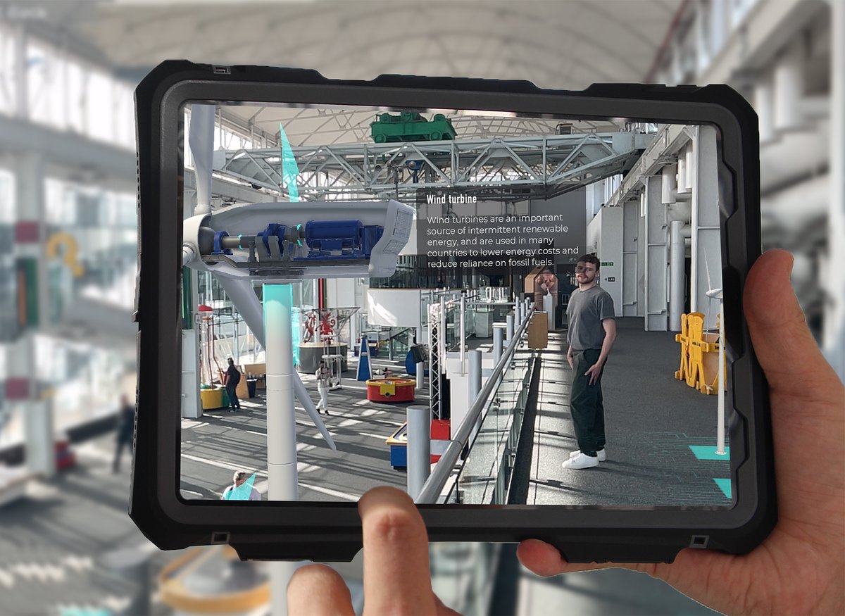 Welcome to the ARena. We've had great fun working with <a href="/BT/">BT</a> to demonstrate the art of the possible with AR and 5G. We transformed Techniquest into a giant AR playground with scenes from outer space and dinosaur-filled forests to the future of sustainable energy.
#AR #5G #BT