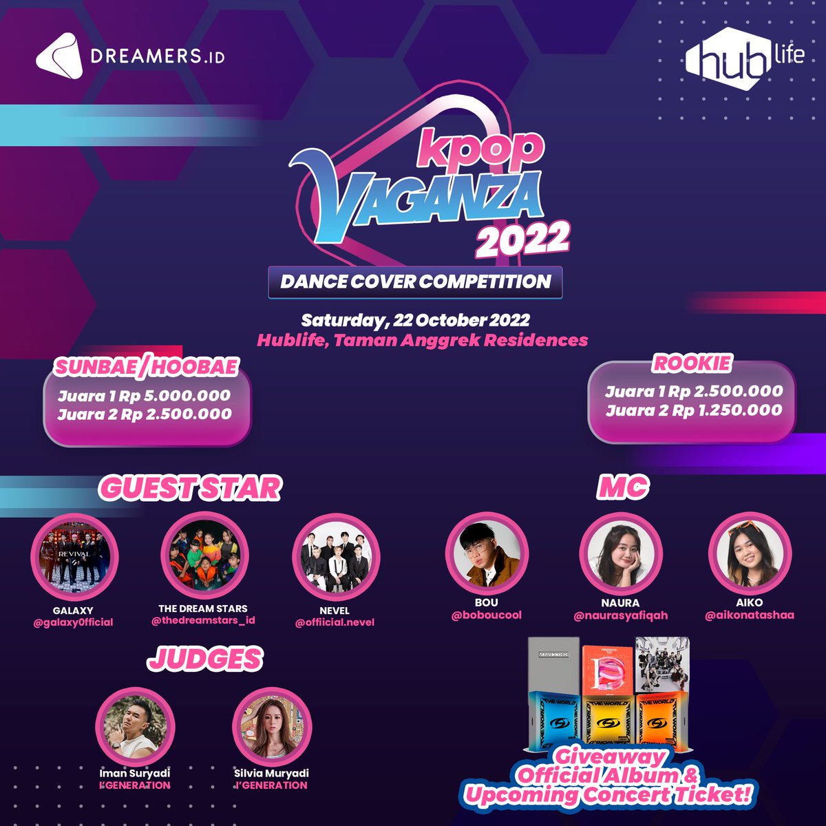 LabelProM's tweet photo. Hi Galaxian Jakarta! Jangan lupa besok sore ya kita merapat ke Hublife Taman Anggrek, bakalan ada penampilan @galaxy0fficial_ lagi nih! 🫶🏻❤️‍🔥 
#Galaxy #GalaxyOfficial #Revival #KpopVaganza #boygroupindonesia #Galaxian #Labelprom https://t.co/PZX2imKDYr