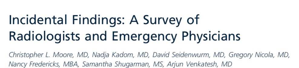 erina_quinn's tweet photo. Incidental Findings and Follow-Up Recommendations
▶️ Christopher Moore MD
#ACRQS22 #SpeakerReferences
@JACRJournal:
1. https://t.co/BfmWEvcZpr
2. https://t.co/qygg3Np5if
3. https://t.co/n5fDFvhxoI https://t.co/KGo71UIY3S