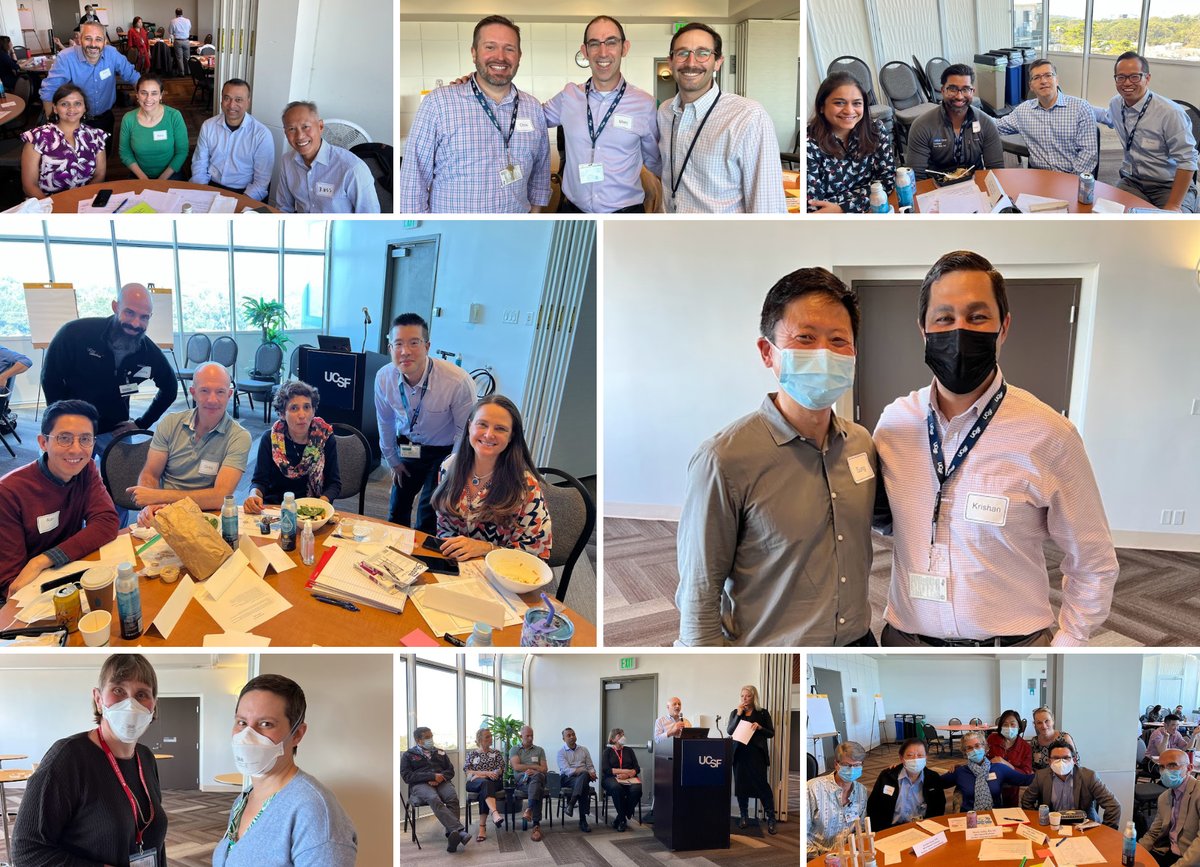 It was great to see @UCSFHospitals faculty at the retreat on Wednesday, October 19th. Thanks to everyone who came and participated. There were many valuable take-aways from the meeting including requests for more in-person events. 🎉🕺