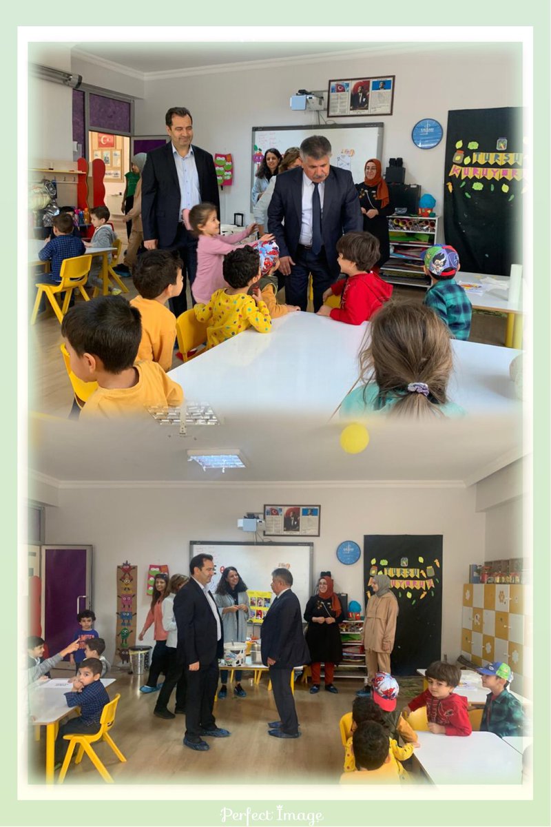 Okullarımızda yürütülen eğitim-öğretim faaliyetlerini yerinde görmek ve değerlendirmek için okullarımızı ziyaret etmeye devam ediyoruz. Bugün de Minikler Anaokulunun kapısını çaldık. Derslere girerek öğretmen ve miniklerimizle sohbet ettik.  <a href="/krmnarf/">Arif Karaman</a> <a href="/Murat4Kucukali/">Murat Küçükali</a> <a href="/ErdasFaruk/">Faruk ERDAŞ</a>