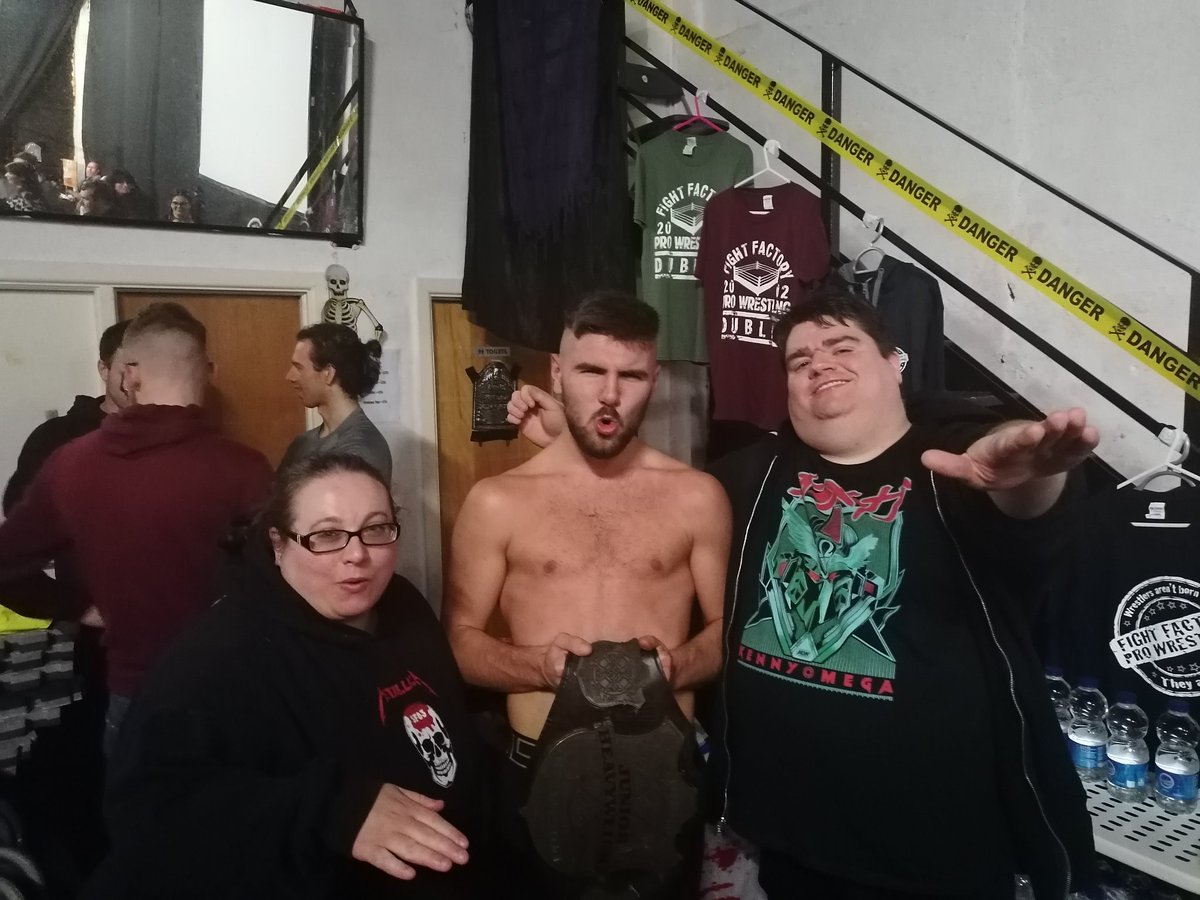 bocrvp's tweet photo. Awesome night at @FFPWIreland superb main event between @Its___Fabio and @JustinDaniels03 tonight but only one man is the greatest irish junior heavyweight champion of all time @Its___Fabio great night @elbocafht https://t.co/1DK3aC3T4J