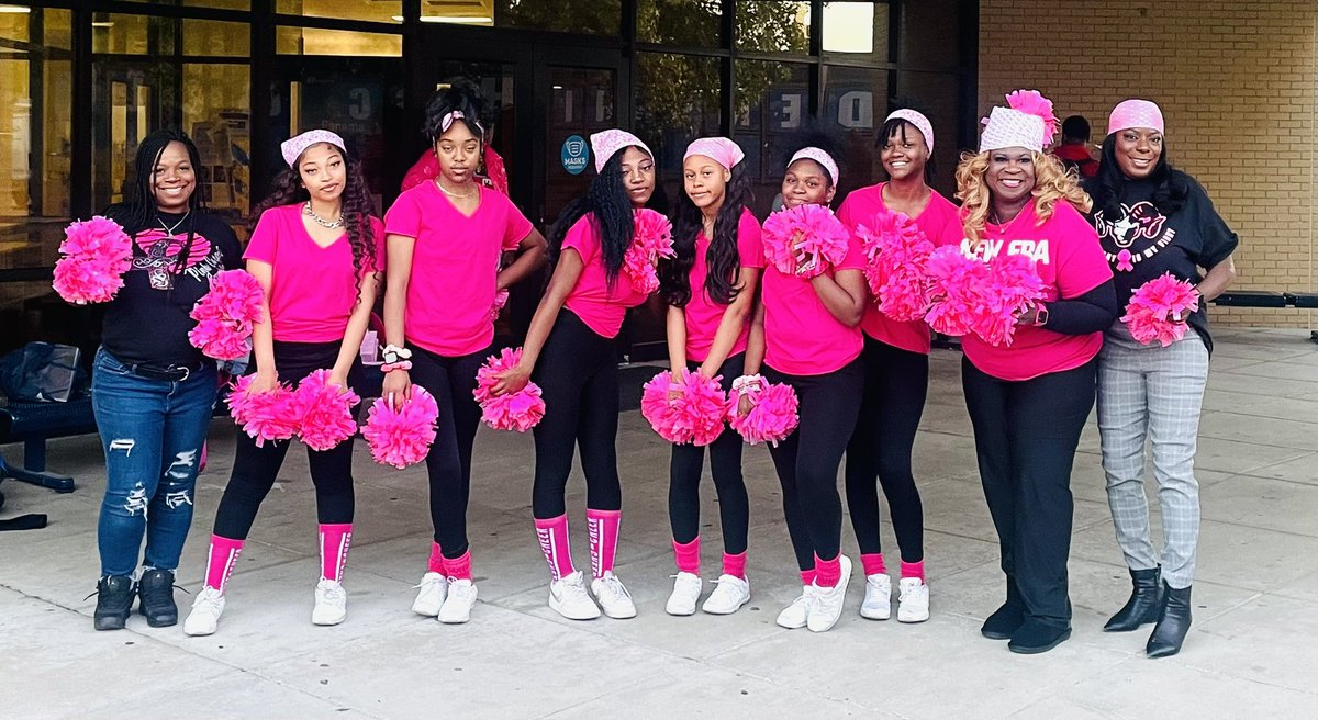 RGHS_official's tweet photo. Today our lady Ram Cheerleaders wanted to help bring awareness and support to those impacted by breast cancer by wearing pink! 💗💗💗 #pinkout2022 https://t.co/TFIe2TPSMA