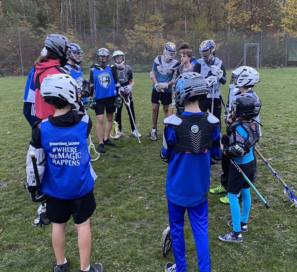 Nice! 13 kids at practice today. #growthegame #nürnberglacrosse #nürnbergwizards