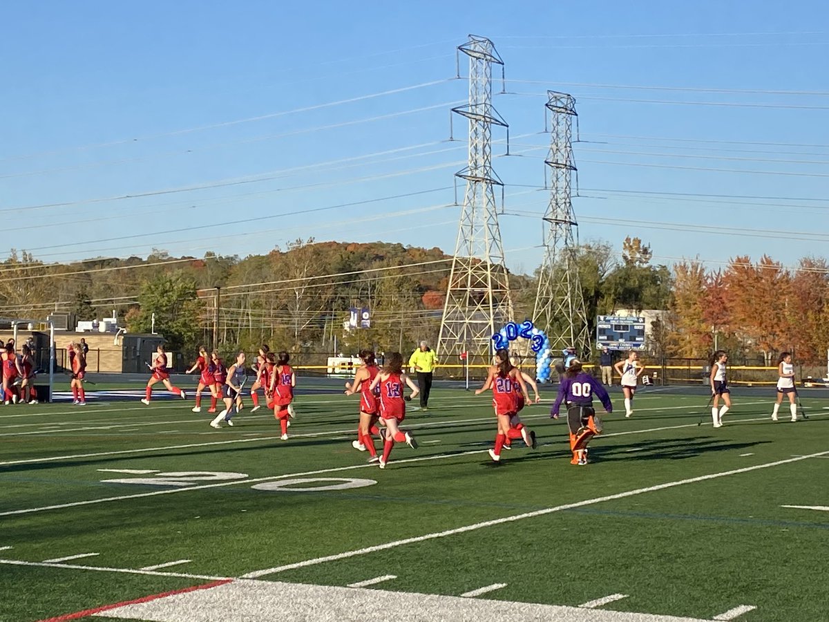 CCSD_Athletics's tweet photo. Varsity field hockey earns the sectional win against JJEF. Strong defense helps lead the way. Great job Rams! https://t.co/VgJvK1jSjz