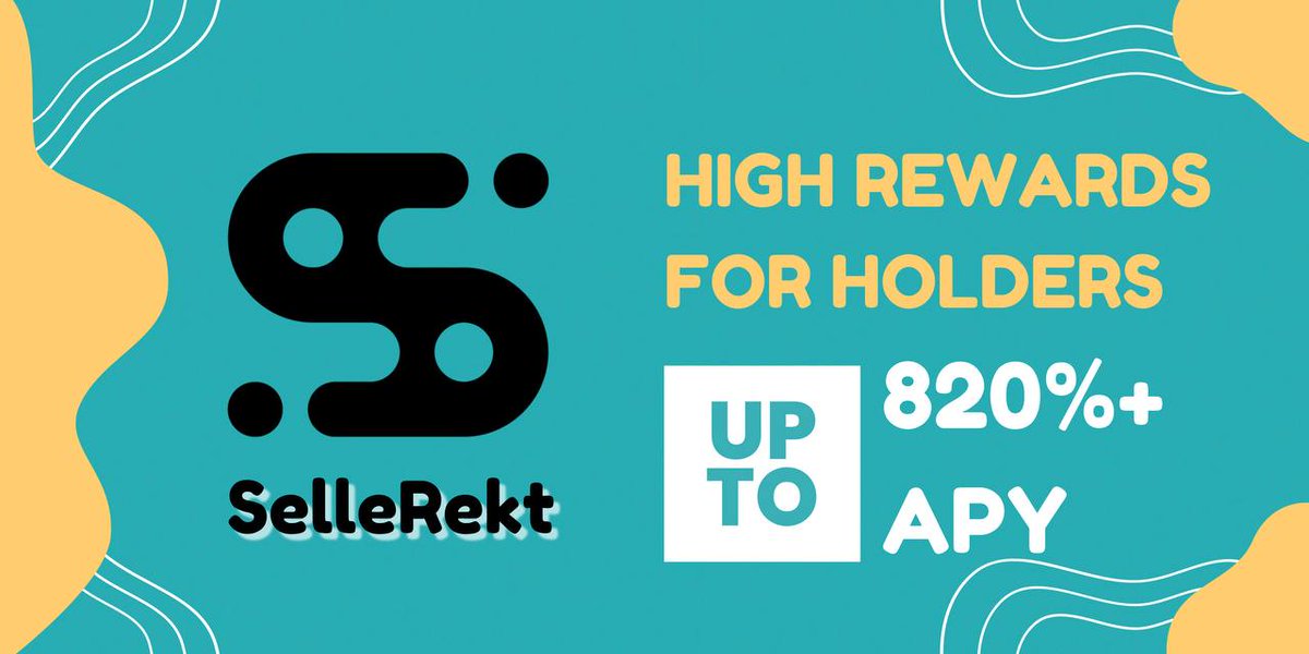SelleRekt was born to ingrain the Hodling culture in BSC Investors by rewarding Hodlers and punishing jeets with a 15% tax.

✅Low Buy Tax: 2% 
✅DApp Live 
✅820%+ Staking APY 
✅BuyBack 
✅Sustainable &amp; Deflationary